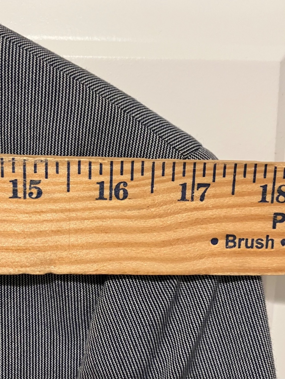 J Crew Ludlow Slim Suit Jacket Blazer Cotton White Navy Stripe - Picture 4 of 10
